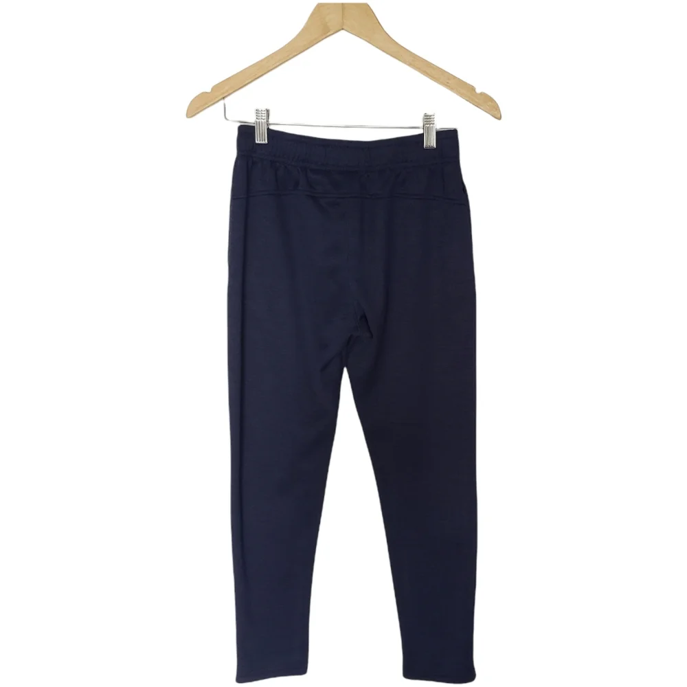 Reebok Boys Joggers Size‎ M 10/12 Navy Blue Lime Green Side Pockets